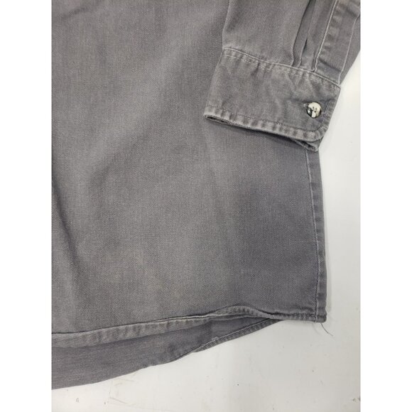 Wrangler Riggs FR Shirt Mens Large Regular Gray Flame Resistant Work HRC2 - Picture 2 of 9